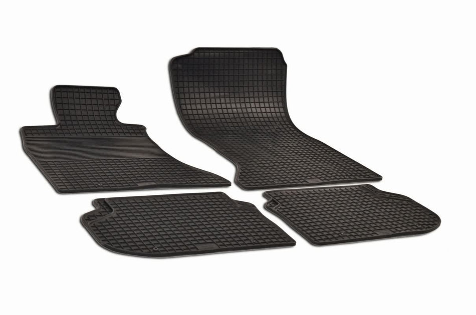 Covorașe Auto Cauciuc Umbrella Gri Carbon pentru Fiat Doblo II (2009-2015) și (2015-2022)