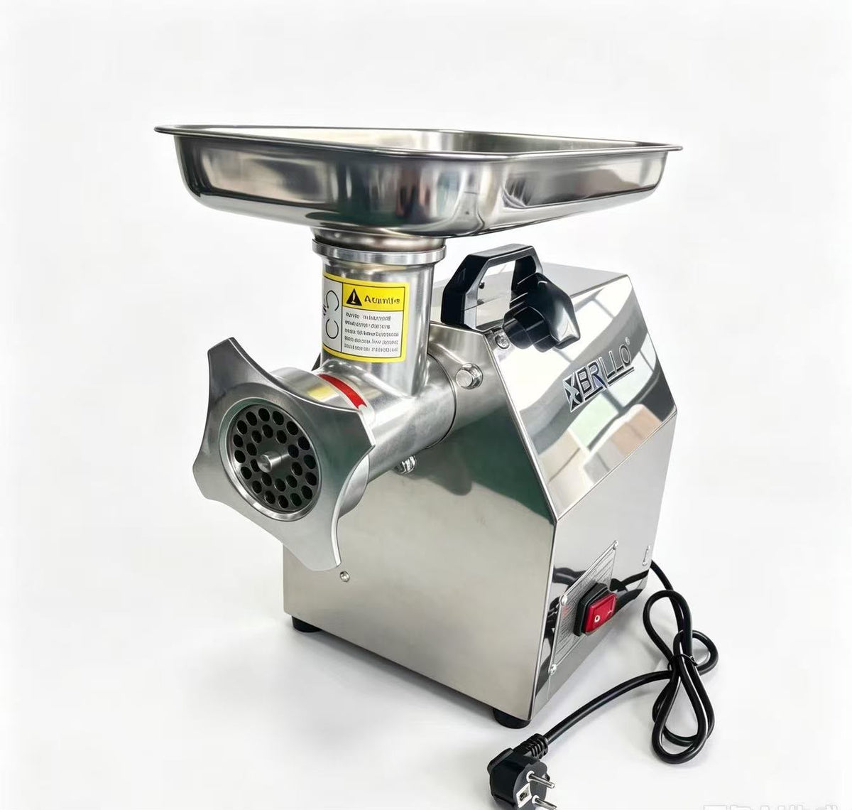 Masina Electrica de Tocat Carne Brillo MK12, 3000W, 160 kg/h, 2 Site, Accesoriu Carnati