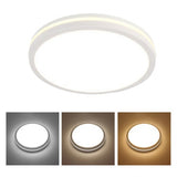 Plafoniera LED IP65 40W, 3600lm, 300x55mm, Alb
