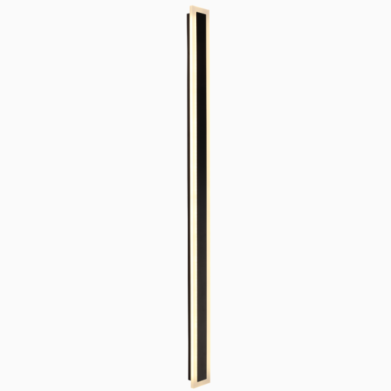 Aplica LED liniara perete neagra 45W, 2200 lm, 1500x80 mm, 3000K