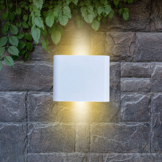 Aplica LED extra-plata, 6W, 540 lm, 115x90x30 mm