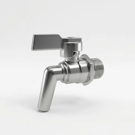 Butoi INOX 300L, AISI 304, capac clamp, Ø620x1000 mm