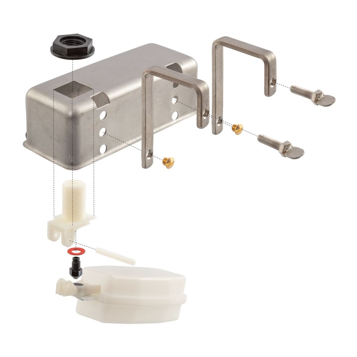 Supapa cu plutitor carcasa inox racord 1/2 pentru rezervor sau adapatoare animale