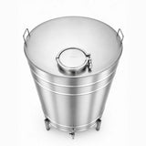 Butoi INOX 300L, AISI 304, capac clamp, Ø620x1000 mm