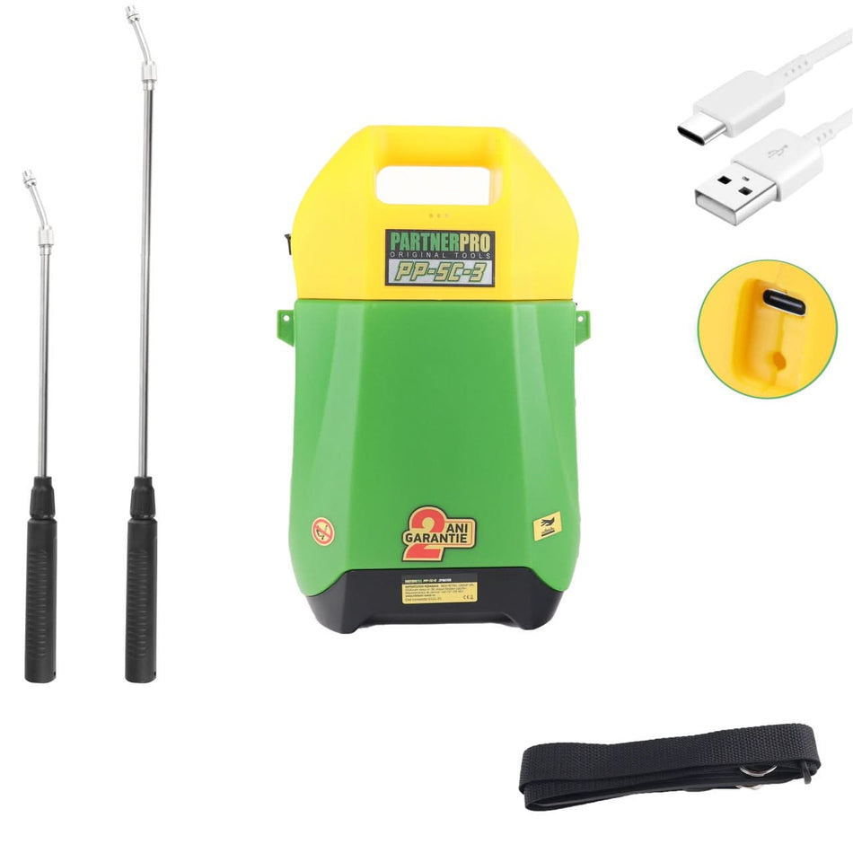 Pompa de Stropit cu Acumulator 5L PARTNERPRO PP-5C-3 – Performanță și Eficiență în Îngrijirea Plantelor