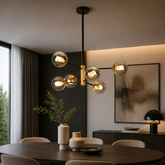 Lustra Hyperion 6, 6xE27, 70x74 cm
