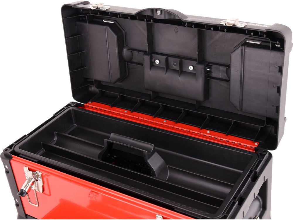 Troler scule cu 3 compartimente 78 piese Yato YT-09104