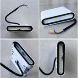 Aplica LED extra-plata, 6W, 540 lm, 115x90x30 mm