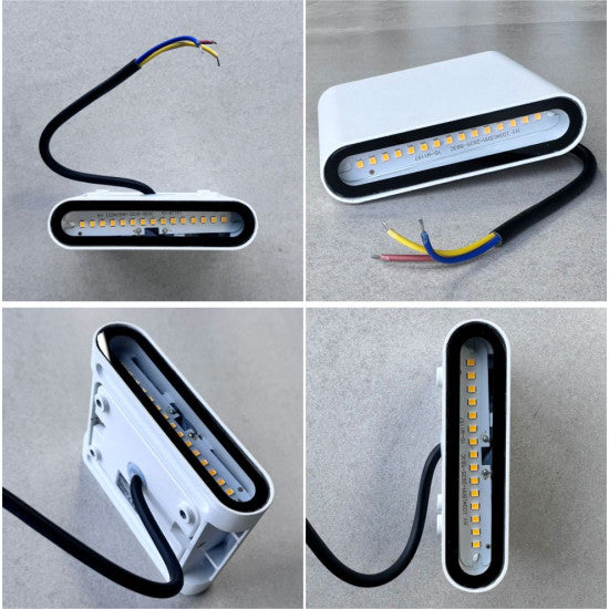 Aplica LED extra-plata, 6W, 540 lm, 115x90x30 mm