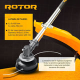 Motocoasa Benzina ROTOR R5500, 4.7CP, 52cc, 2T, 10000 RPM, disc 3 sisteme taiere