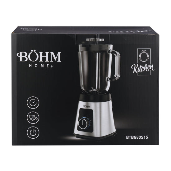 Blender de masa BOHM Home BTBG80S15, 800 W, 1,5 L, 6 lame