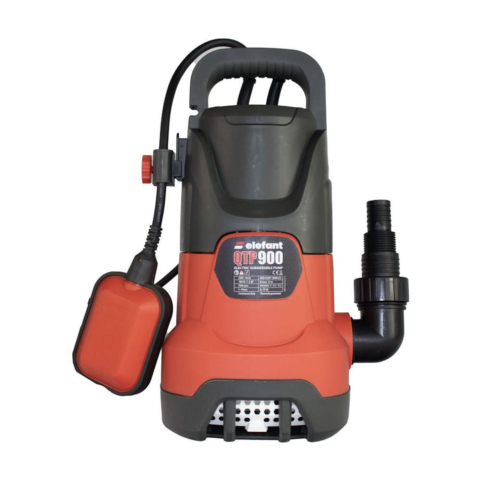 Pompa submersibila QTP900 pentru apa curata si murdara, 900W, debit 15000 l/h, inaltime refulare 11m, adancime 7m, racord 1”