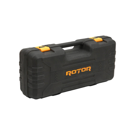 Fierastrau cu lant pe acumulator ROTOR RMC21-8, 21V / 2Ah, Brushless, lama 20 cm, ungere automata, set complet cu 2 acumulatori