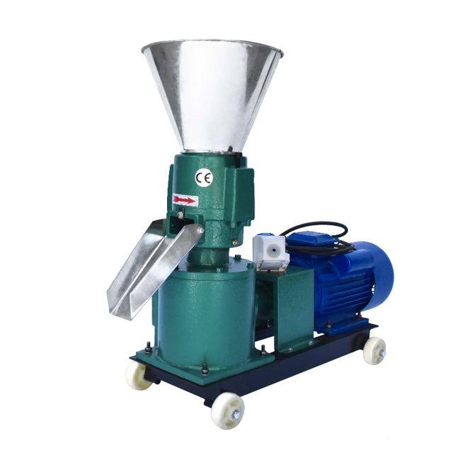 Granulator Furaje ZEP KL-120 cu Motor 3 kW, Matrita 4 mm, Capacitate 100 kg/ora