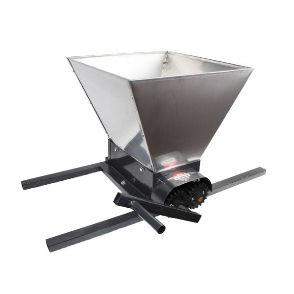 Zdrobitor struguri manual Elefant HGP-50S, inox 35L, tamburi din polimer, constructie rezistenta si usoara