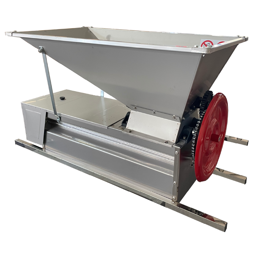 Zdrobitor struguri ZSM-100SS cu desciorchinator, 1000 kg/h, 50L