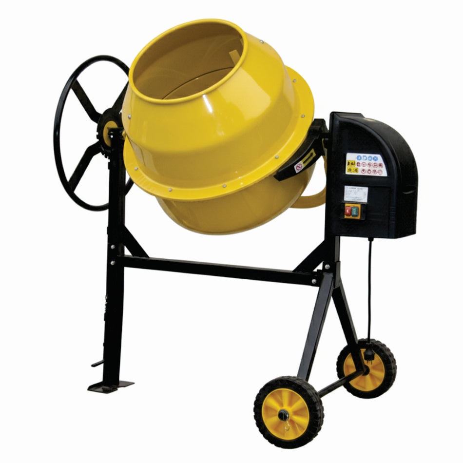 Betoniera profesionala ZEP HCM550, 160 litri, motor 1000W cu bobinaj din cupru, coroana din fonta, cu roti pentru transport usor