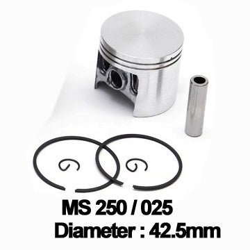 Piston complet Stihl MS 250, diametru 42.5 mm, compatibil model 025