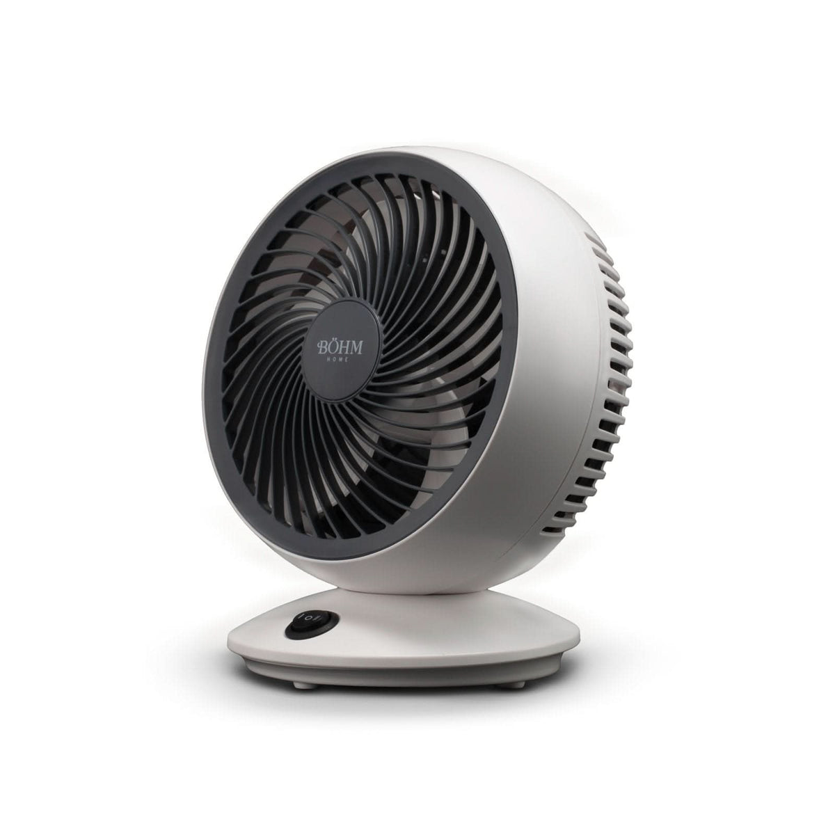 Ventilator de birou USB BOHM BSF-608, 3W, 6 inch, 2 viteze, unghi reglabil 45 grade, alb