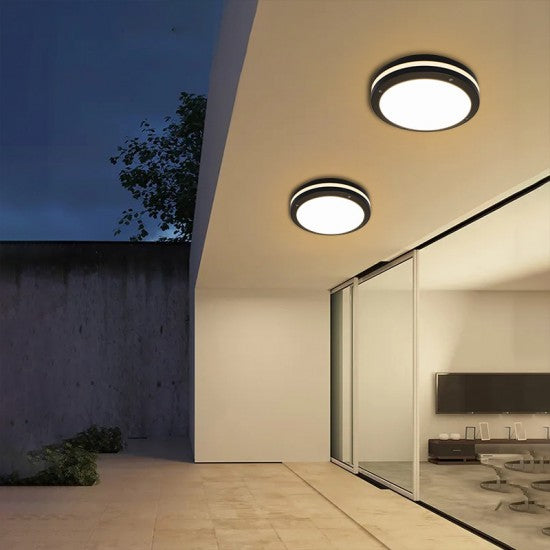 Plafoniera LED 3CCT 40W, 3600lm, IP65, 300x55mm