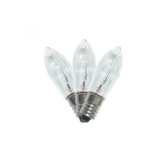 Bec rezerva L 7D pentru decoruri luminoase KAD 01-03, 34V, 3W, dulie E10, set 3 buc