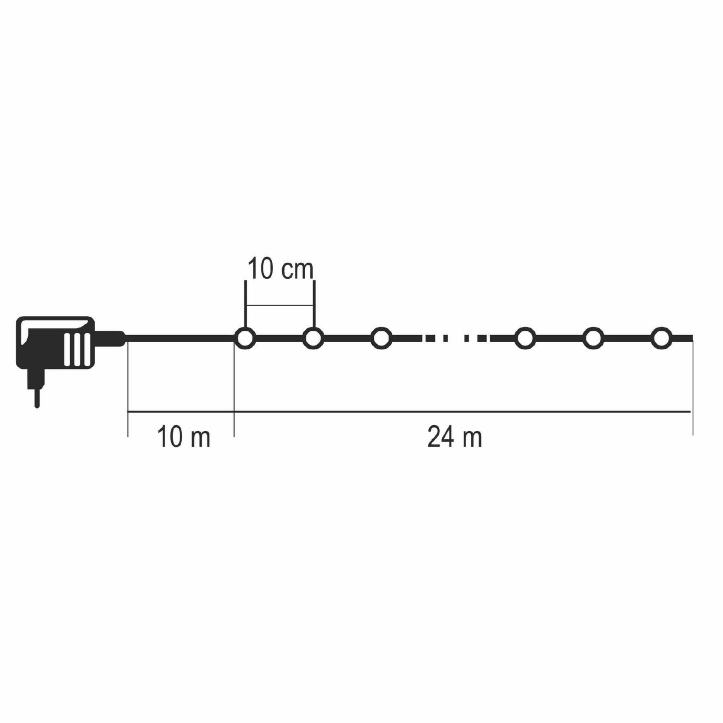 Ghirlanda Luminoasa LED 240 LED-uri Multicolor Exterior Interior 8 Moduri Timer Memorie LED248M