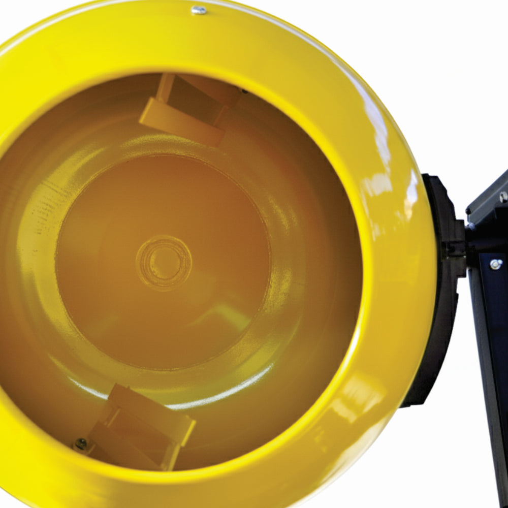 Betoniera profesionala ZEP HCM550, 160 litri, motor 1000W cu bobinaj din cupru, coroana din fonta, cu roti pentru transport usor