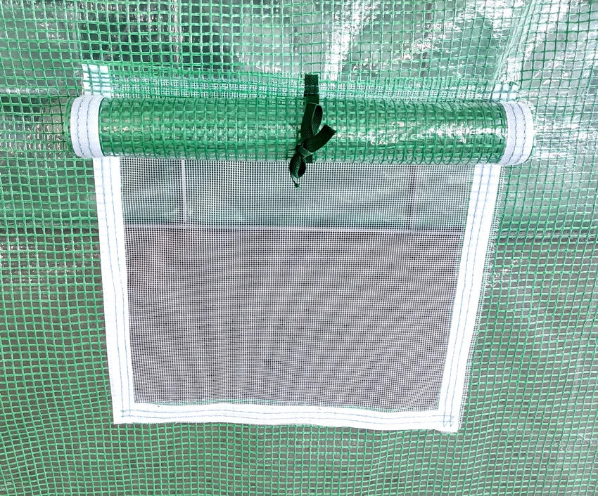 Solar gradina ZEP profesional 6x4x2.5 m, folie polietilena 240 g/mp, structura otel galvanizat, rezistent UV