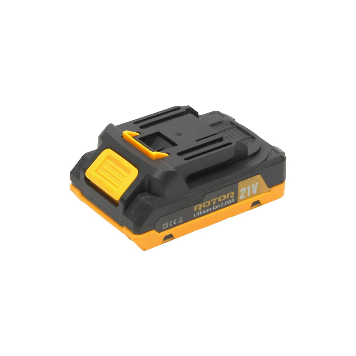 Fierastrau cu lant pe acumulator ROTOR RMC21-8, 21V / 2Ah, Brushless, lama 20 cm, ungere automata, set complet cu 2 acumulatori