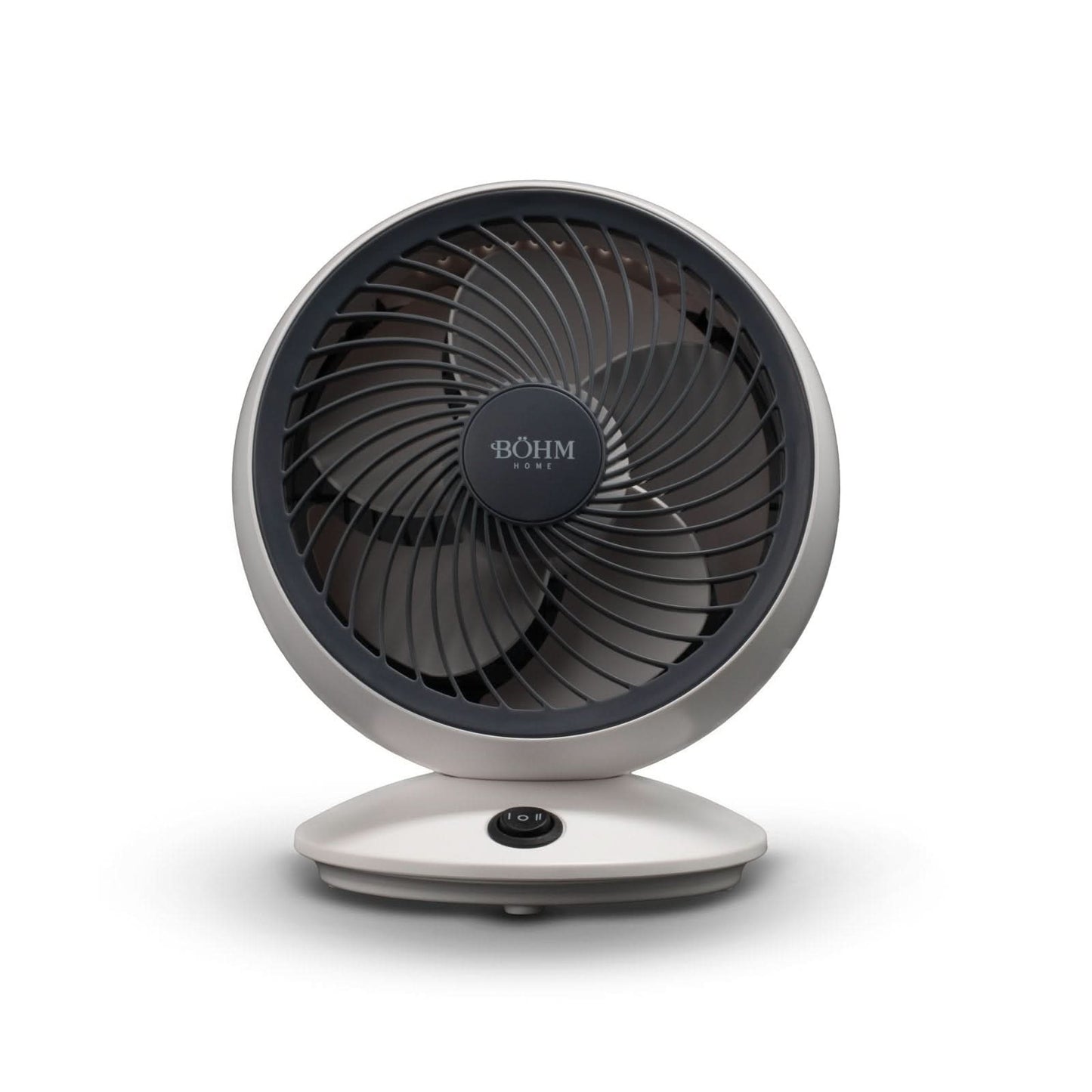 Ventilator de birou USB BOHM BSF-608, 3W, 6 inch, 2 viteze, unghi reglabil 45 grade, alb