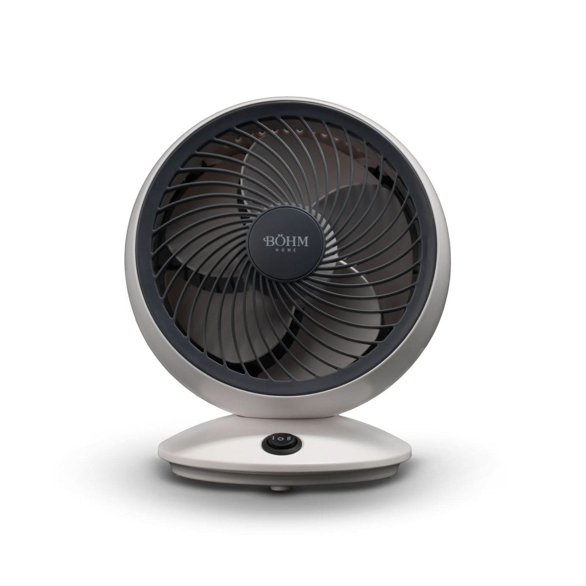 Ventilator de birou USB BOHM BSF-608, 3W, 6 inch, 2 viteze, unghi reglabil 45 grade, alb