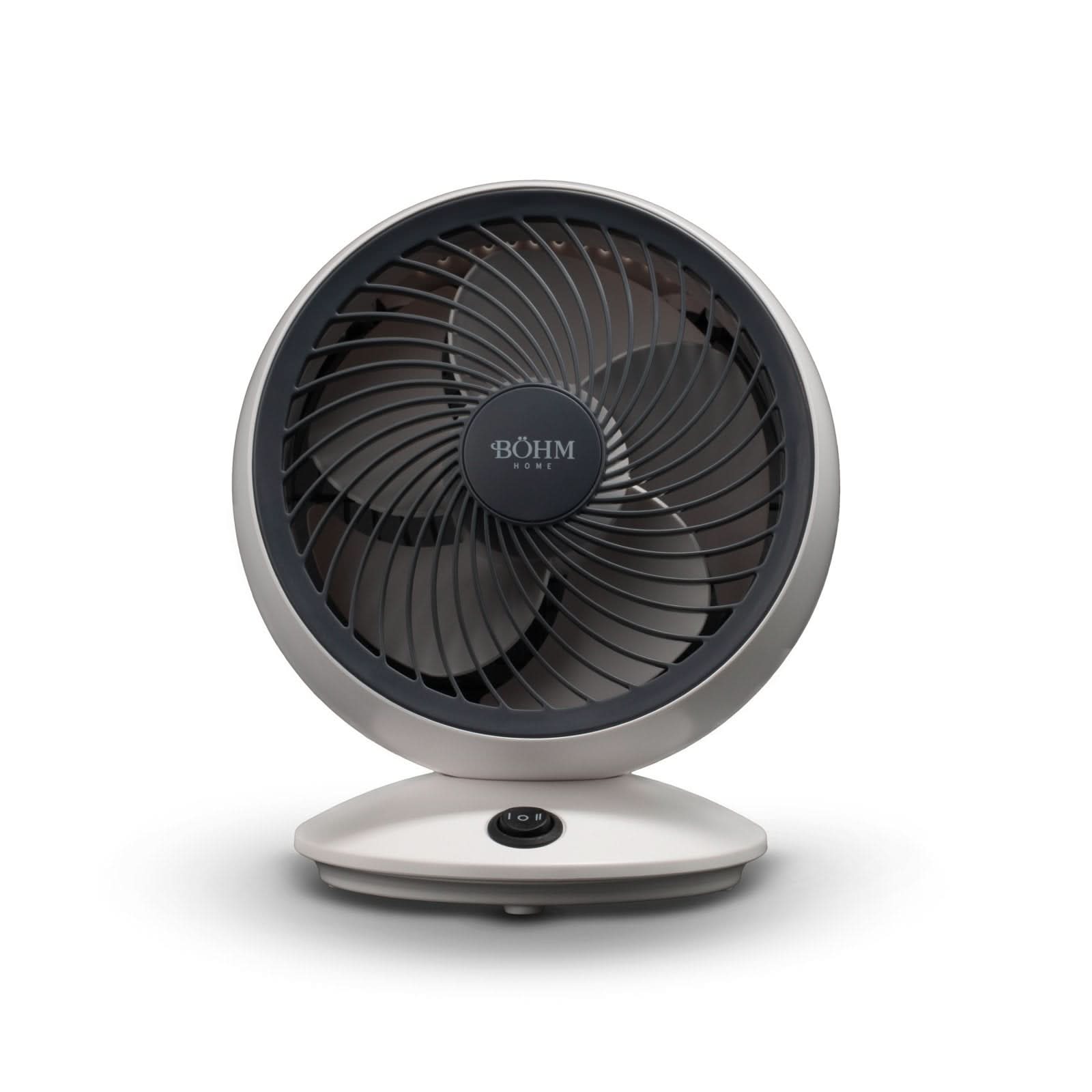 Ventilator de birou USB BOHM BSF-608, 3W, 6 inch, 2 viteze, unghi reglabil 45 grade, alb