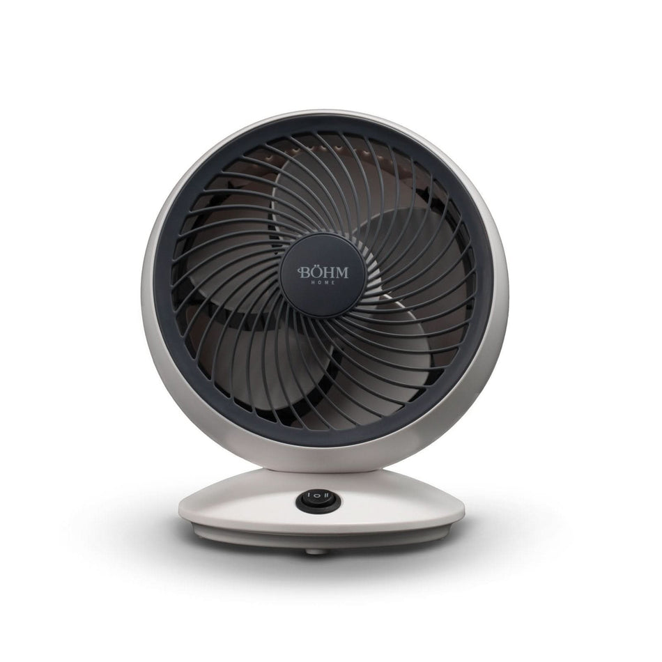 Ventilator de Birou 6" cu USB BÖHM BSF-608 – 3W, 2 Viteze, Unghi Reglabil, Alb