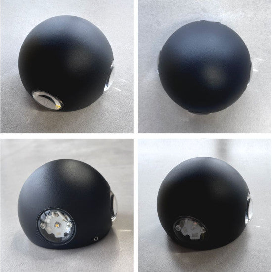 Aplica de perete Comet, 4x1W, 3000K, IP65
