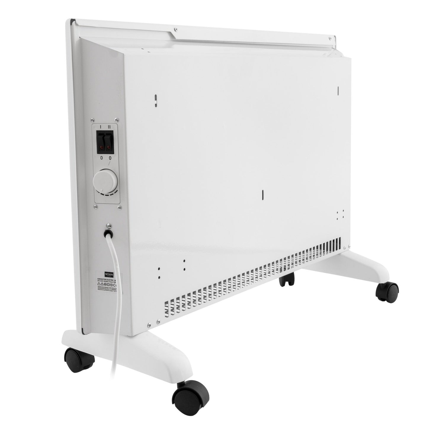 Convector electric de perete sau podea BÖHM BH08-20, 2000 W, pentru incaperi pana la 20 m², incalzire rapida si silentioasa