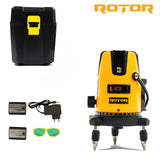 Nivela Laser ROTOR RLE-3D, 3 Linii, ±2 mm/5m, 40 m, Timp nivelare ≤ 5s