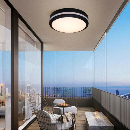 Plafoniera LED 3CCT 40W, 3600lm, IP65, 300x55mm