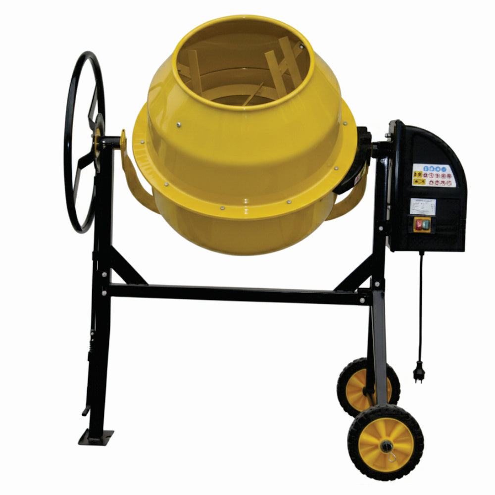 Betoniera profesionala ZEP HCM550, 160 litri, motor 1000W cu bobinaj din cupru, coroana din fonta, cu roti pentru transport usor