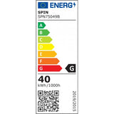 Plafoniera LED 3CCT 40W, 3600lm, IP65, 300x55mm