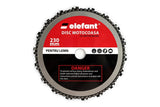 Disc motocoasa cu lant drujba ELEFANT, 230x25.4 mm