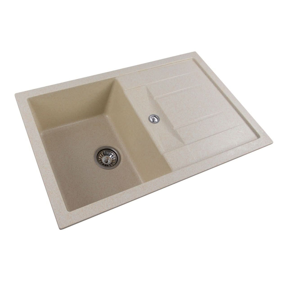 Chiuveta Bucatarie Elefant Premium Troya 7850, Nisip Bej, 776x496 mm