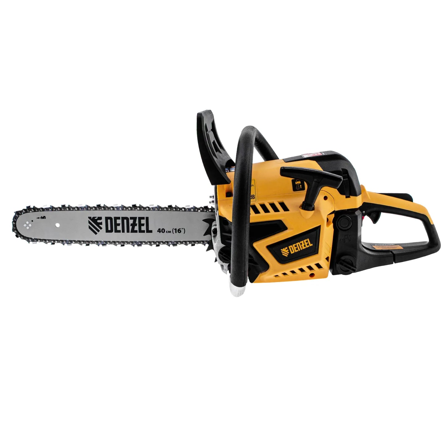 Fierastrau cu lant pe benzina Denzel DS-4516, 45 cm3, 1.7 kW, lama 16", pas 0.325", 64 zale