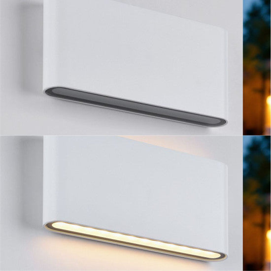 Aplica LED extra-plata, 12W, 1080 lm, 170x90x30 mm