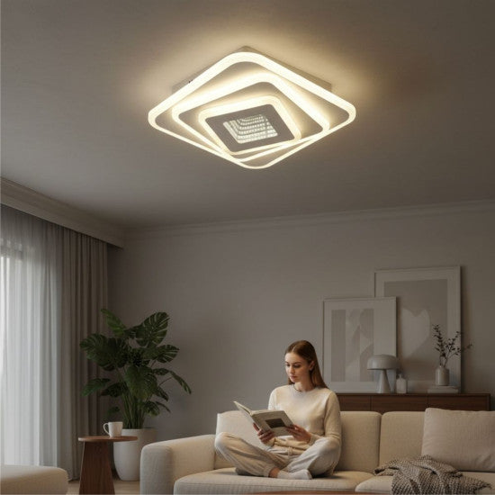 Plafoniera LED Naiad 56W, 3850lm, 240x240x55mm