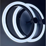 Lustra LED Cercuri, 35W, 3000 lm, 3 Culori, IR 400mm x 100mm