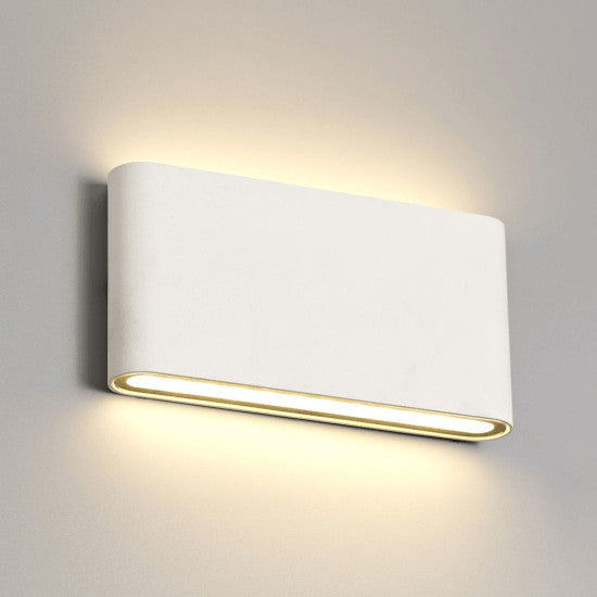 Aplica LED extra-plata, 12W, 1080 lm, 170x90x30 mm