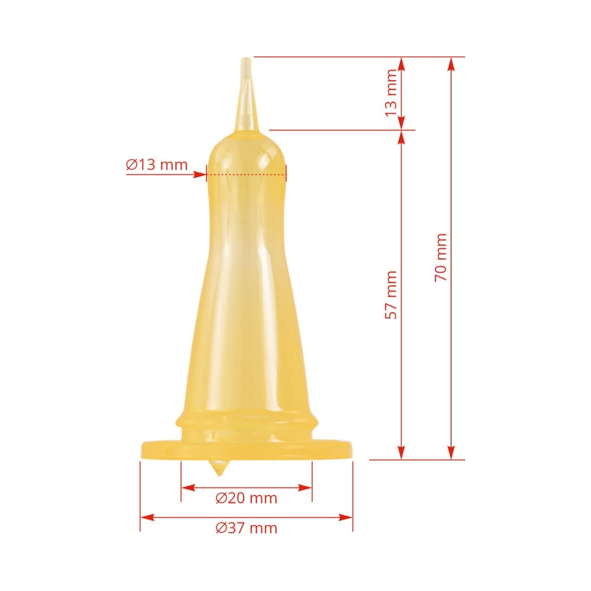 Tetina rezerva AntiVac pentru bidon alaptare miei iezi animale mici