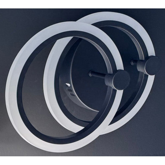 Lustra LED Cercuri, 35W, 3000 lm, 3 Culori, IR 400mm x 100mm