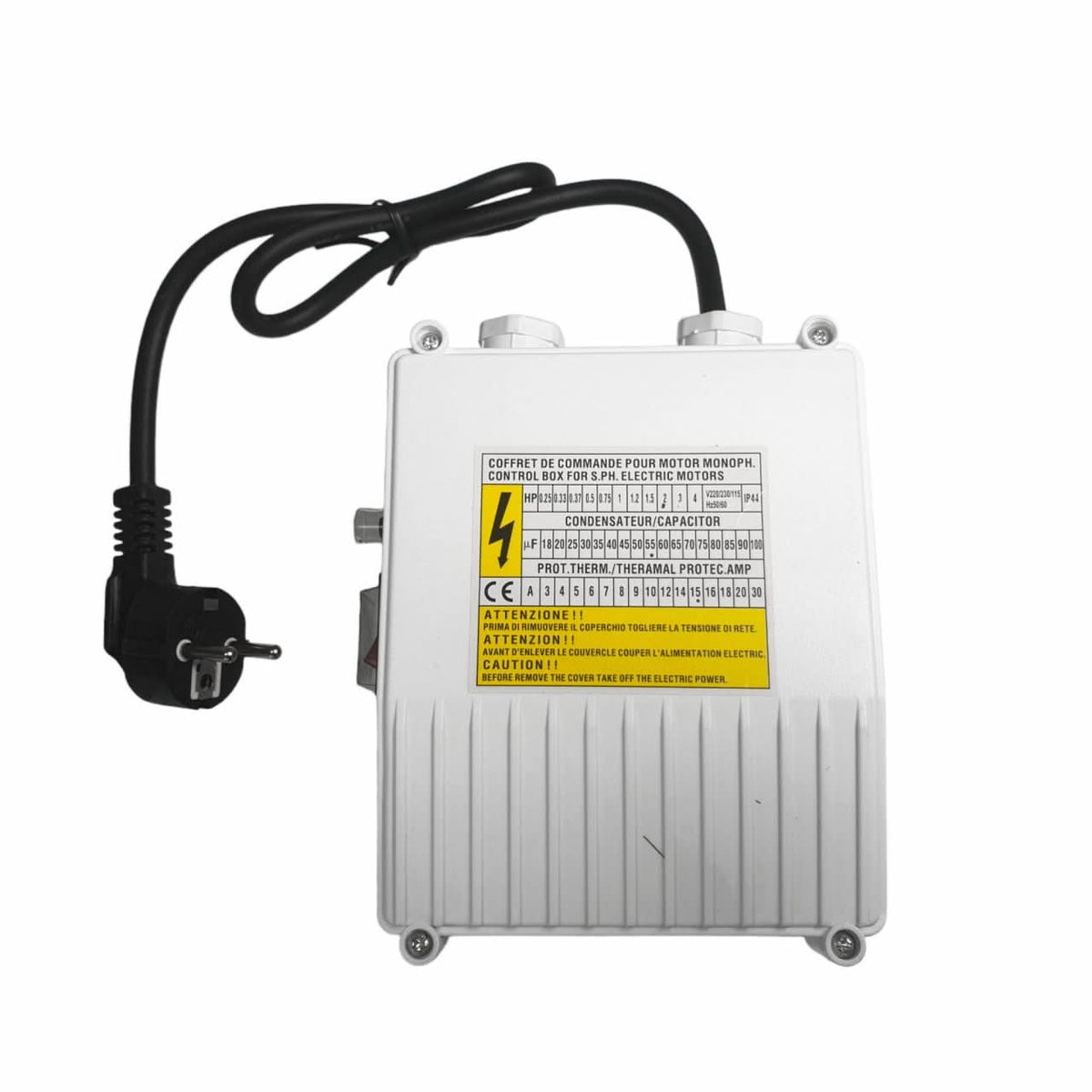 Panou Control Pompa Apa Elefant SKM200, 1.5kW, 2HP, 220V, protectie termica 15A