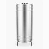 Butoi INOX 350L, AISI 304, capac clamp, Ø602x1252 mm